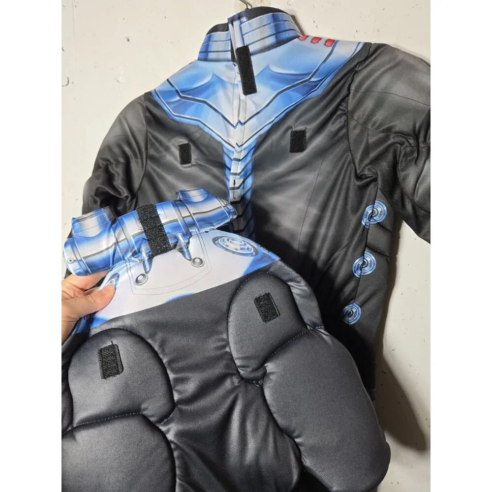 Rubies Boys Dc Aquaman and the‎ Lost Kingdom Deluxe Black Manta Costume Medium - Picture 10 of 16